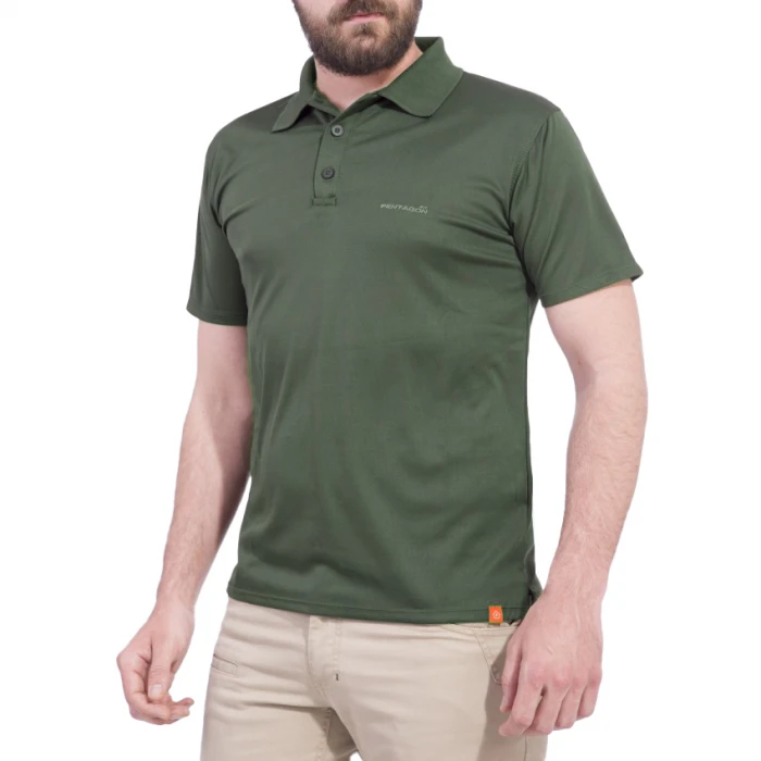 Футболка поло Pentagon Anassa Polo Shirt Camo Green, Olive Футболка поло Pentagon Anassa Polo Shirt Camo Green, Olive