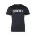 Футболка Mil-Tec з принтом "SWAT" Чорна, Black, XXL