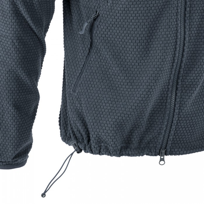 Кофта флісова Helikon-Tex Alpha Hoodie Jacket Grid Fleece Shadow Grey, Сірий Кофта флісова Helikon-Tex Alpha Hoodie Jacket Grid Fleece Shadow Grey, Сірий