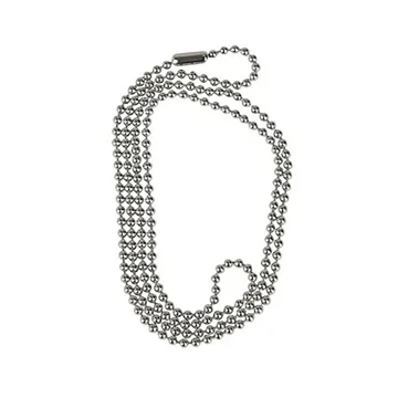 Цепочка для жетонов MIL-TEC Dog Tag Chain 60 см Серебристая