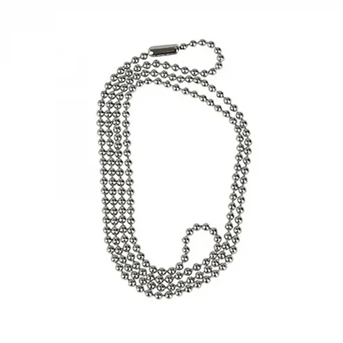 Ланцюжок для жетонів MIL-TEC Dog Tag Chain 60 см Сріблястий