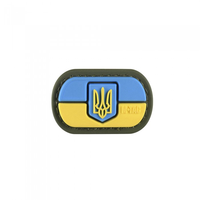 M-Tac MOLLE Patch Прапор України з гербом PVC Full Color/Ranger Green M-Tac MOLLE Patch Прапор України з гербом PVC Full Color/Ranger Green