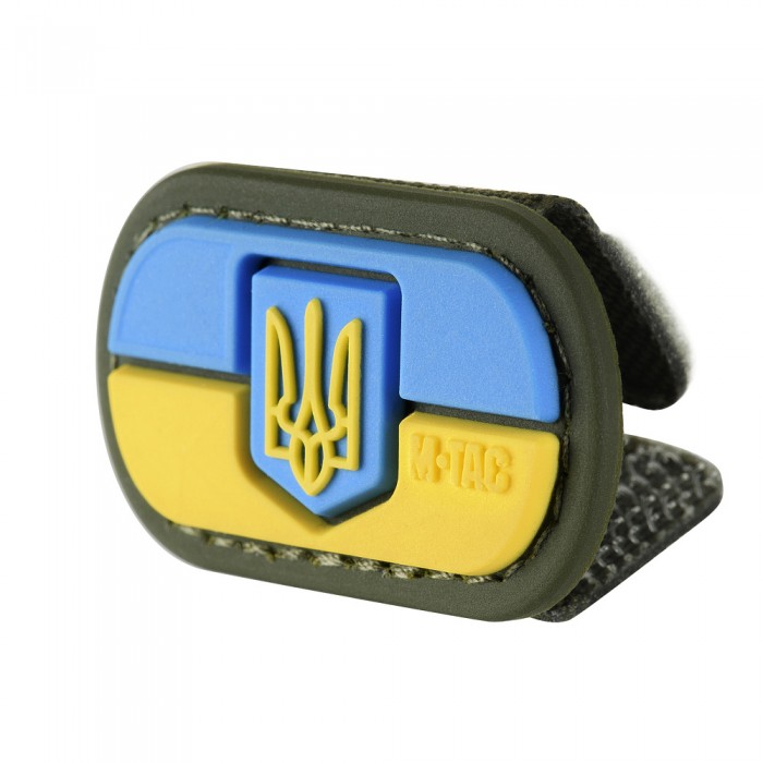 M-Tac MOLLE Patch Прапор України з гербом PVC Full Color/Ranger Green M-Tac MOLLE Patch Прапор України з гербом PVC Full Color/Ranger Green