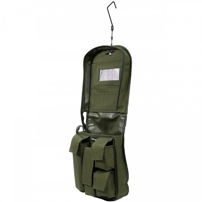 Сумка несесер для туалетного приладдя MIL-TEC Cosmetic Organizer Olive Сумка несесер для туалетного приладдя MIL-TEC Cosmetic Organizer Olive