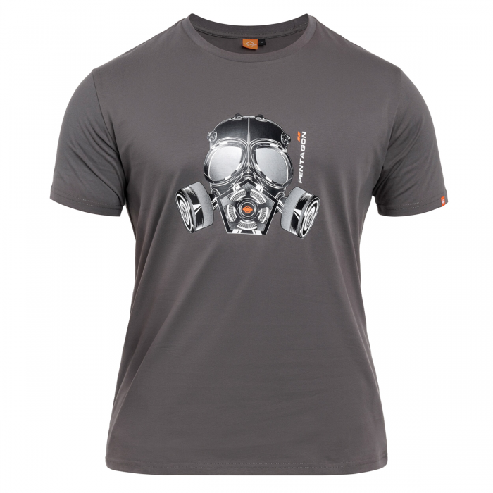 Футболка T-Shirt Pentagon "Gas-Mask" - Wolf Grey Футболка T-Shirt Pentagon "Gas-Mask" - Wolf Grey
