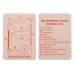 Карта-мультитул Survival Tool Card with Pouch Срібляста