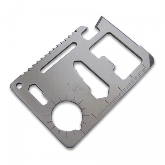 Карта-мультитул Survival Tool Card with Pouch Срібляста Карта-мультитул Survival Tool Card with Pouch Срібляста