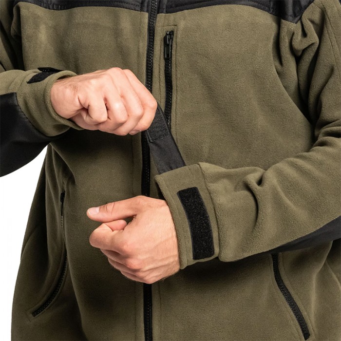 Флисовая кофта Helikon Classic Army , Black\Olive Green Флисовая кофта Helikon Classic Army , Black\Olive Green