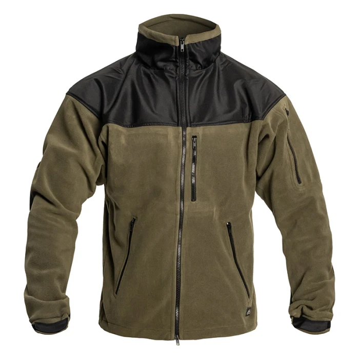 Флісова кофта Helikon Classic Army , Black\Olive Green Флісова кофта Helikon Classic Army , Black\Olive Green