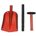 Лопата алюминиевая складная Avalanche Shovel "Deluxe" Красная