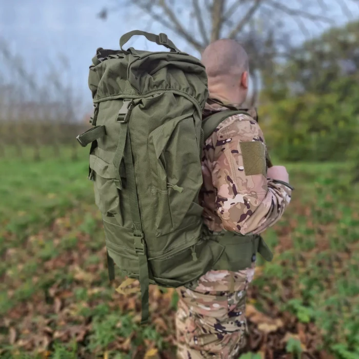Рюкзак полевой с рамой 75L Olive Рюкзак полевой с рамой 75L Olive