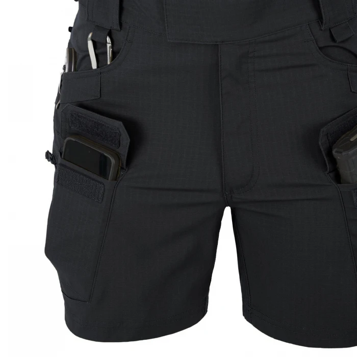 Шорты Helikon PoliCotton Rip-Stop UTS 6", Black Шорты Helikon PoliCotton Rip-Stop UTS 6", Black