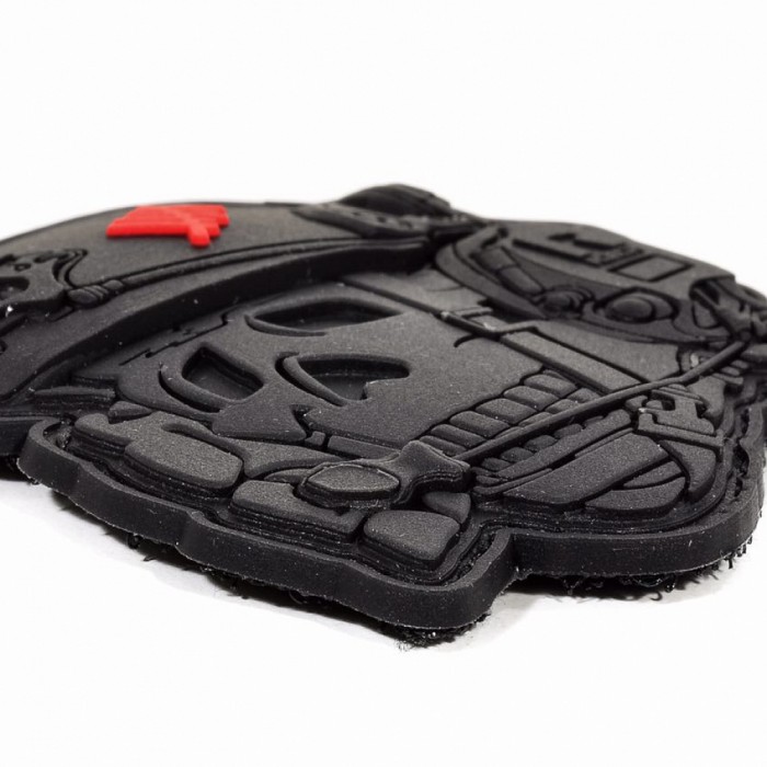 R3ICH нашивка Operator Skull 3D Black R3ICH нашивка Operator Skull 3D Black