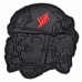 R3ICH нашивка Operator Skull 3D Black