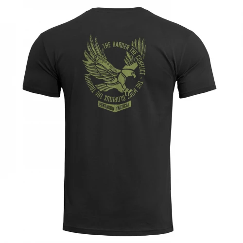 Футболка PENTAGON Ageron "Eagle" T-Shirt Черная, Black