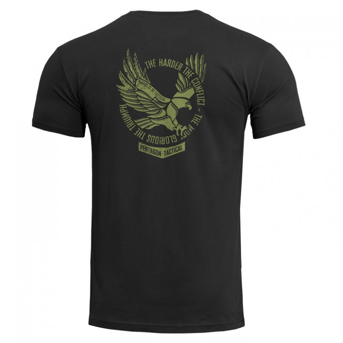 Футболка PENTAGON Ageron "Eagle" T-Shirt Чорна, Black Футболка PENTAGON Ageron "Eagle" T-Shirt Чорна, Black