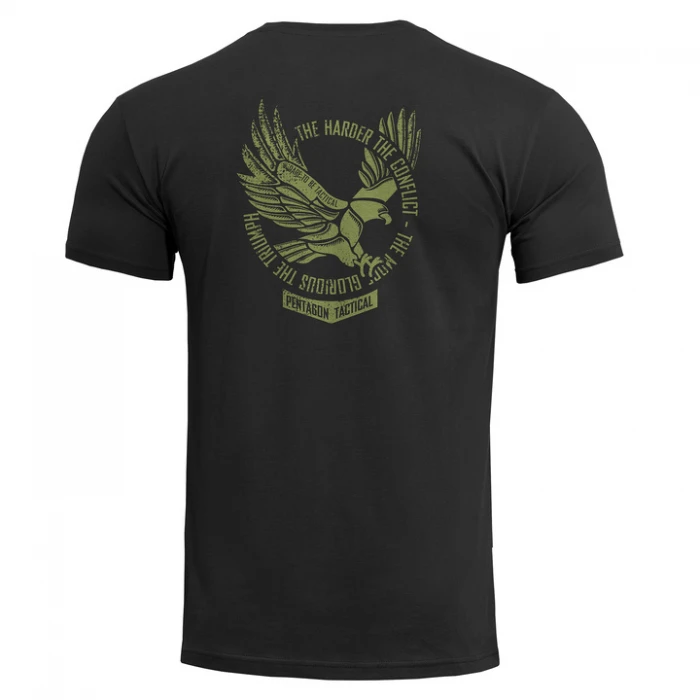 Футболка PENTAGON Ageron "Eagle" T-Shirt Черная, Black Футболка PENTAGON Ageron "Eagle" T-Shirt Черная, Black