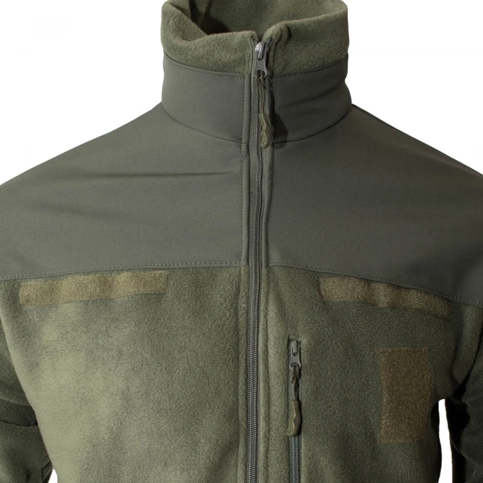 Куртка тактична Флісова зі вставками SoftShell Olive, Olive, --Оберіть-- Куртка тактична Флісова зі вставками SoftShell Olive, Olive, --Оберіть--