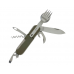 Кишеньковий столовий набір Pocket Knife, fork and spoon OD green Олива