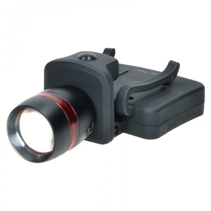 Фонарик на козырек кепки MIL-TEC LIGHT LED CREE M.ZOOM Black, Black Фонарик на козырек кепки MIL-TEC LIGHT LED CREE M.ZOOM Black, Black