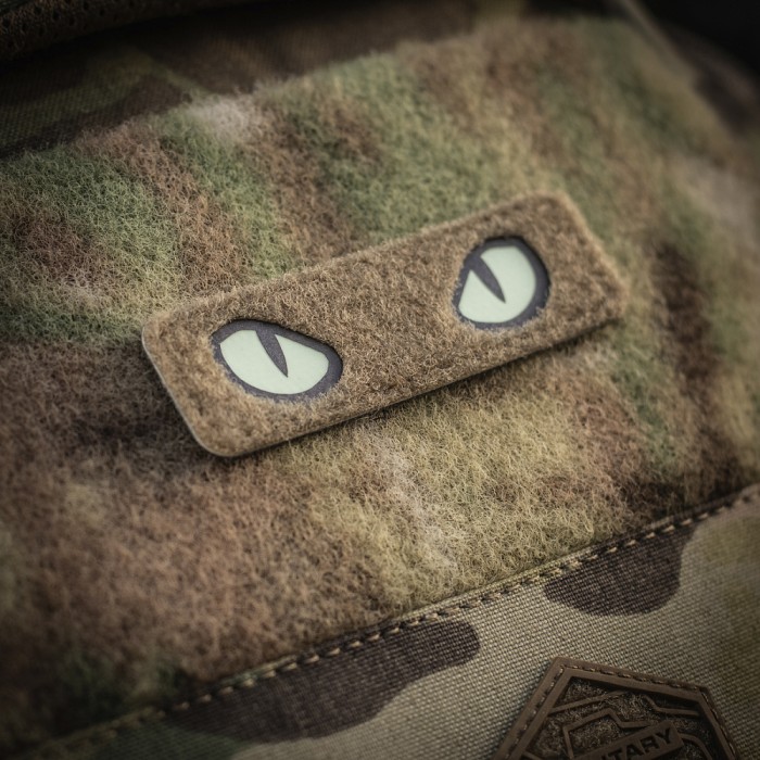 M-Tac нашивка Cat Eyes (Type 2) Laser Cut Coyote/GID M-Tac нашивка Cat Eyes (Type 2) Laser Cut Coyote/GID