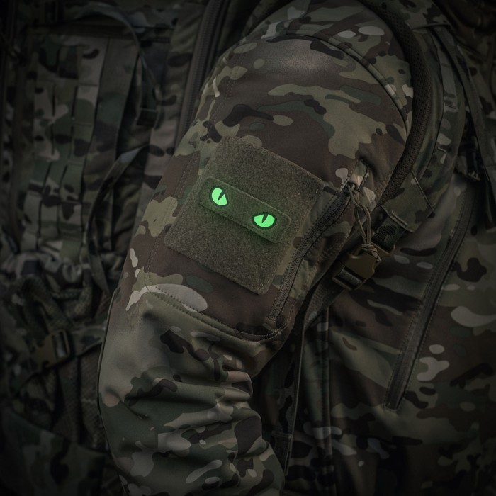 M-Tac нашивка Cat Eyes (Type 2) Laser Cut Coyote/GID M-Tac нашивка Cat Eyes (Type 2) Laser Cut Coyote/GID