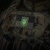 M-Tac нашивка прапор України з гербом (80х50 мм) Olive/GID