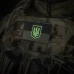 M-Tac нашивка прапор України з гербом (80х50 мм) Olive/GID