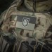 M-Tac нашивка прапор України з гербом (80х50 мм) Olive/GID
