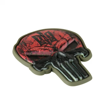 M-Tac нашивка Punisher Красный