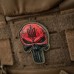 M-Tac нашивка Punisher Червоний