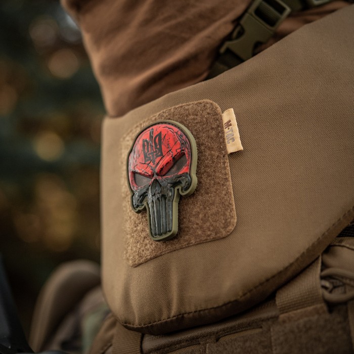 M-Tac нашивка Punisher Червоний M-Tac нашивка Punisher Червоний