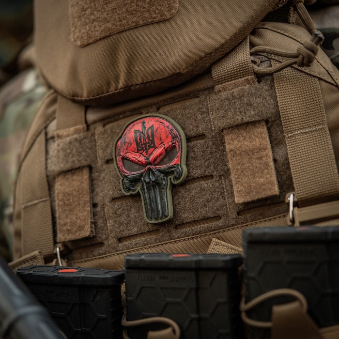 M-Tac нашивка Punisher Червоний M-Tac нашивка Punisher Червоний