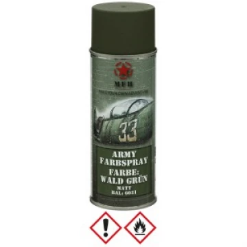 Маскувальна фарба спрей у балоні Army Spray Paint, mat, 400 ml Хакі, Khaki