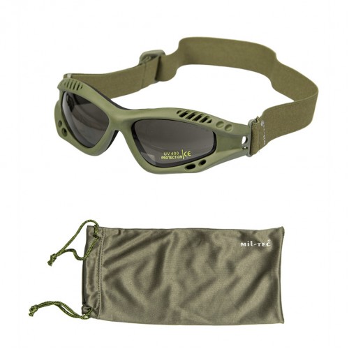 Окуляри захисні MIL-TEC Commando Goggles AIR Pro Olive