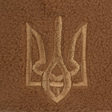 Шапка флісова з тризубом Coyote