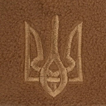 Шапка флісова з тризубом Coyote
