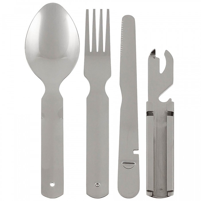 Столовый набор MFH Bundeswehr Cutlery Set Серебристый Столовый набор MFH Bundeswehr Cutlery Set Серебристый