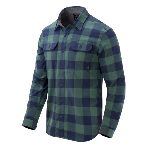 Рубашка Helikon GreyMan - Moss Green Checkered