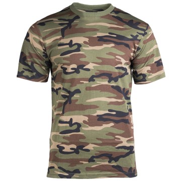 Футболка камуфляжная MIL-TEC T-Shirt Woodland, Вудленд