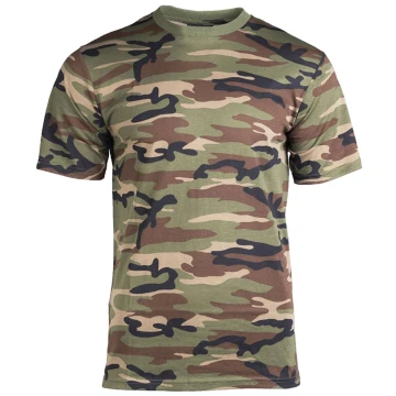 Футболка камуфляжная MIL-TEC T-Shirt Woodland, Вудленд