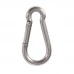 Карабін залізний Mil-tec STAINLESS STEEL CARABINER Сріблястий