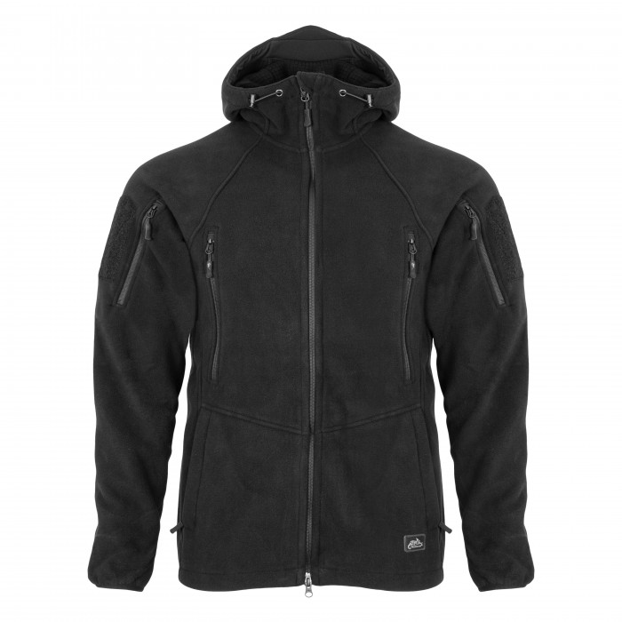 Кофта флісова Helikon-Tex Patriot Jacket Hybrid Fleece Чорна Кофта флісова Helikon-Tex Patriot Jacket Hybrid Fleece Чорна