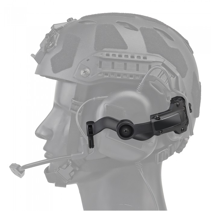 Адаптер для навушників Helmet Rail Adapter Black Адаптер для навушників Helmet Rail Adapter Black