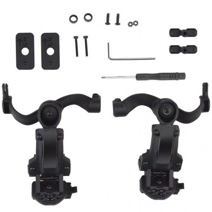 Адаптер для навушників Helmet Rail Adapter Black Адаптер для навушників Helmet Rail Adapter Black