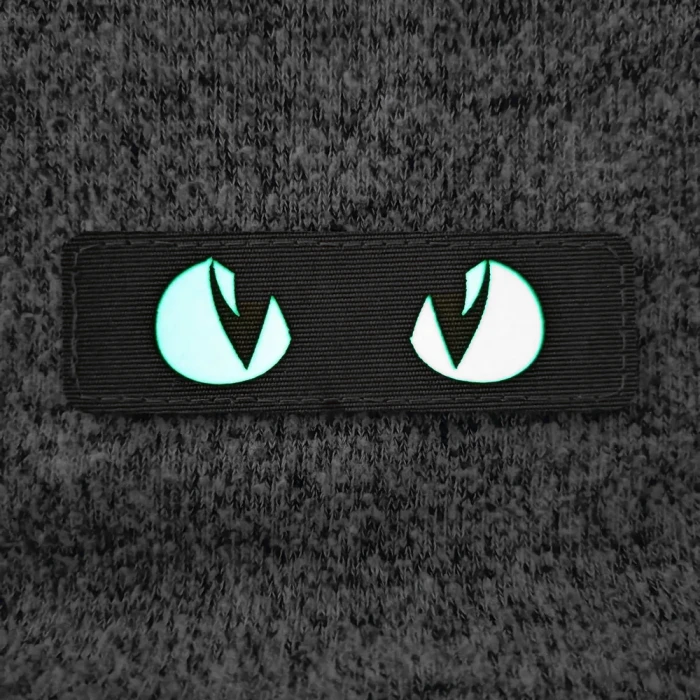 Нашивка Cat Eyes, що світяться Laser Cut темна олива, Dark olive Нашивка Cat Eyes, що світяться Laser Cut темна олива, Dark olive
