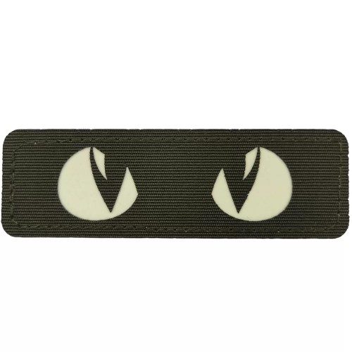 Нашивка Cat Eyes, що світяться Laser Cut темна олива, Dark olive