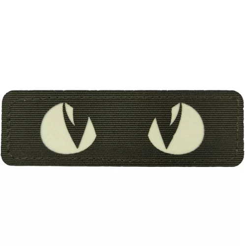 Нашивка Cat Eyes, що світяться Laser Cut темна олива, Dark olive