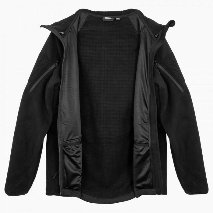 Кофта флісова Helikon-Tex Patriot Jacket Hybrid Fleece Чорна Кофта флісова Helikon-Tex Patriot Jacket Hybrid Fleece Чорна