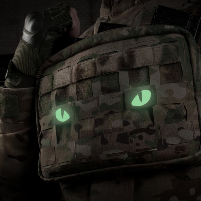 M-TAC нашивка Tiger Eyes Laser Cut (пара) Multicam M-TAC нашивка Tiger Eyes Laser Cut (пара) Multicam